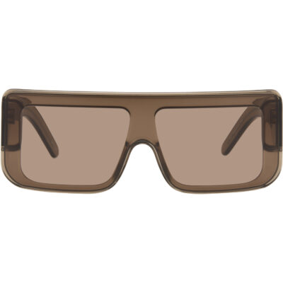 Rick Owens Brown Tower Documenta Sunglasses