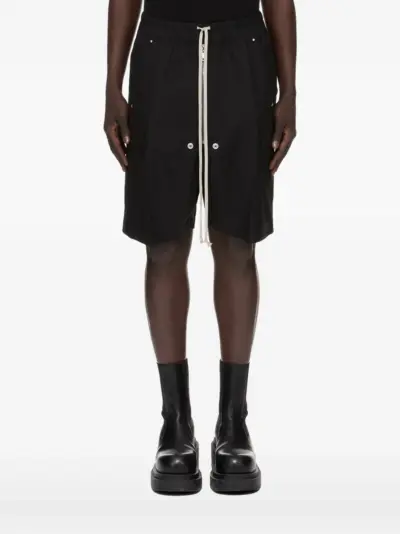 Rick Owens Cargobela drop-crotch cargo shorts - Black