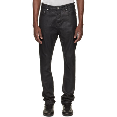 Rick Owens DRKSHDW Black Temple Detroit Cut Jeans