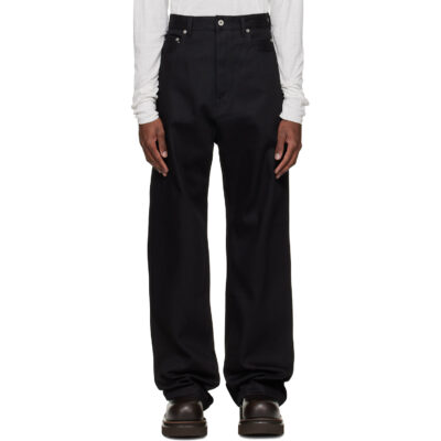 Rick Owens DRKSHDW Black Temple Strobe Jeans