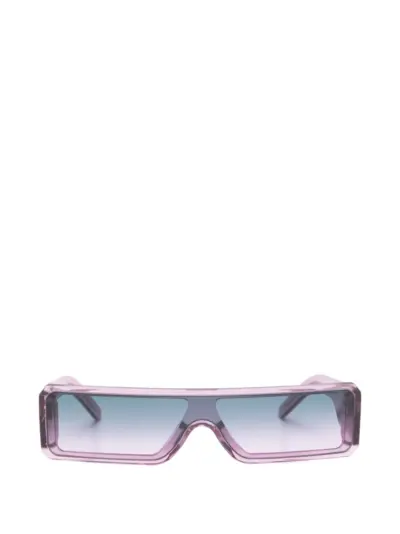 Rick Owens DRKSHDW Geth gradient-lense sunglasses - Purple