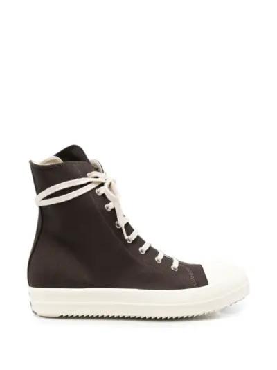 Rick Owens DRKSHDW high-top sneakers - Brown