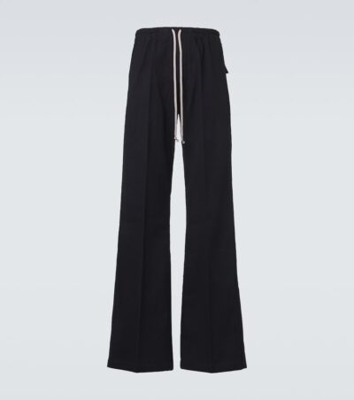 Rick Owens Dietrich cotton and wool wide-leg pants