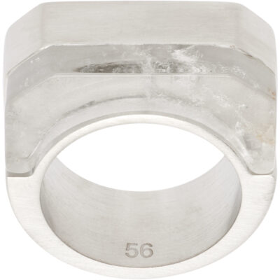 Rick Owens Double Crystal Hollywood Ring