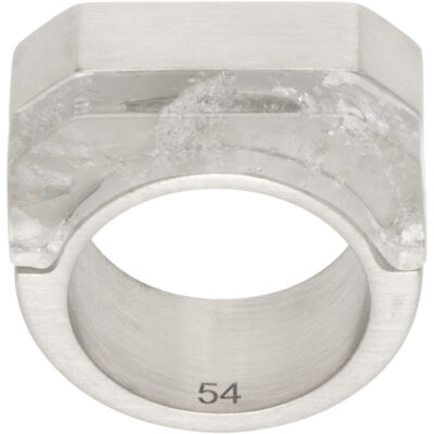 Rick Owens Hollywood Double Crystal Ring