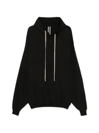 Rick Owens Hun drawstring hoodie - Black