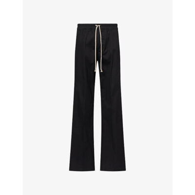 Rick Owens Mens Rick Owens Dietrich Drawstring Cotton Trousers