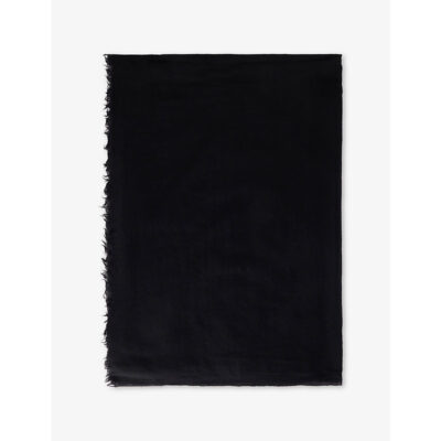 Rick Owens Mens Rick Owens Emily Wool, Silk and Cashmere Scarf