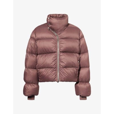 Rick Owens Mens Rick Owens High-Neck Welt-Pocket Puffer Jacket