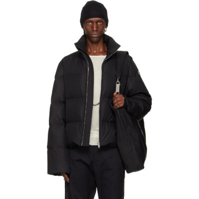 Rick Owens Moncler + Rick Owens Black Cyclopic Down Jacket