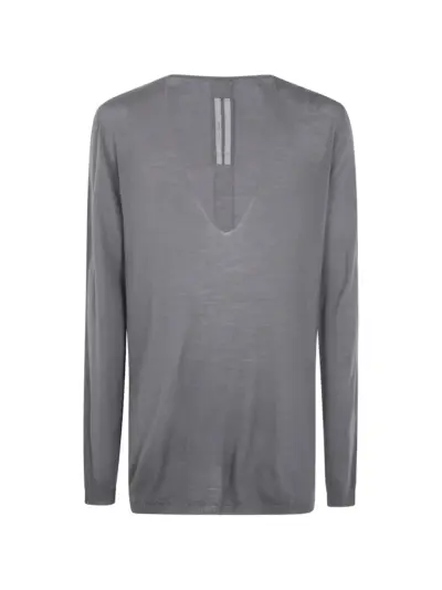 Rick Owens V-neck T-shirt - Grey