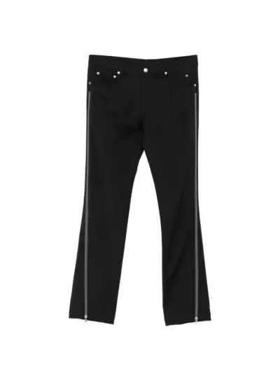 Rick Owens Vega side-zip trousers - Black