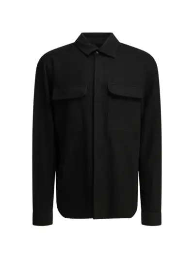 Rick Owens Work flap-pocket long-sleeve shirt - Black