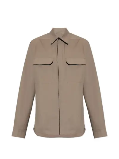 Rick Owens chest-pocket shirt - Neutrals