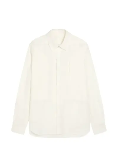Rick Owens concealed-button shirt - Neutrals