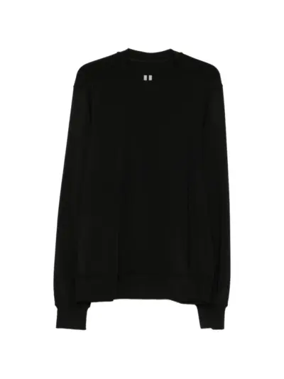 Rick Owens crew-neck long-sleeve sweater - Black