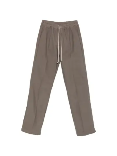 Rick Owens drawstring straight-leg trousers - Grey