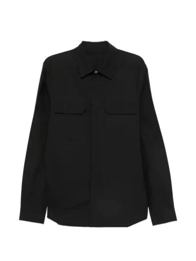Rick Owens flap-pocket shirt - Black