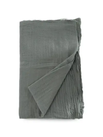 Rick Owens frayed cashmere-blend scarf - Green