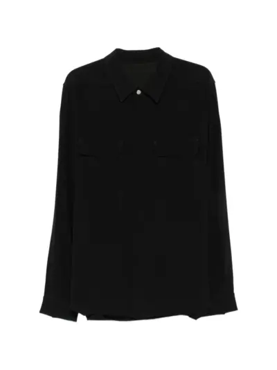 Rick Owens long-sleeve shirt - Black