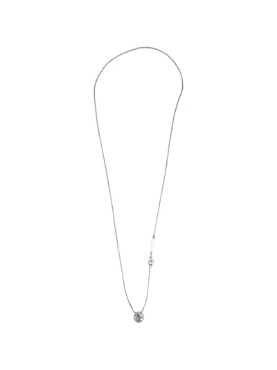 Rick Owens mini orb-pendant necklace - Silver
