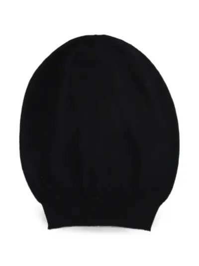 Rick Owens oval-shape beanie hat - Black