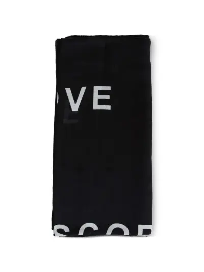 Rick Owens printed scarf - Black