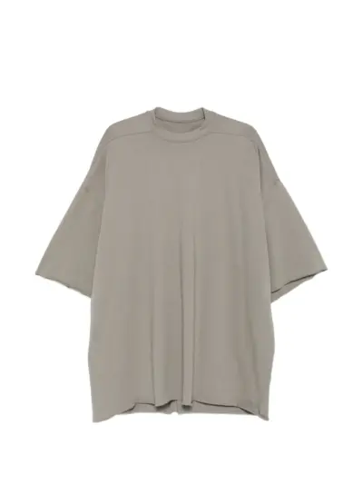 Rick Owens raw-edge T-shirt - Grey