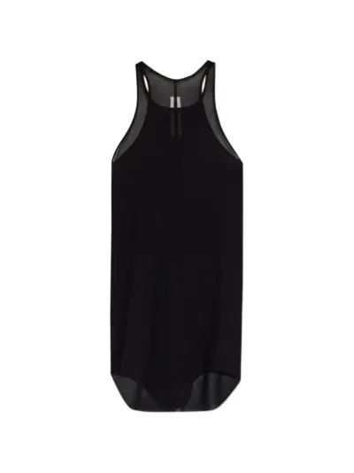 Rick Owens ribbed racerback T-shirt - Black