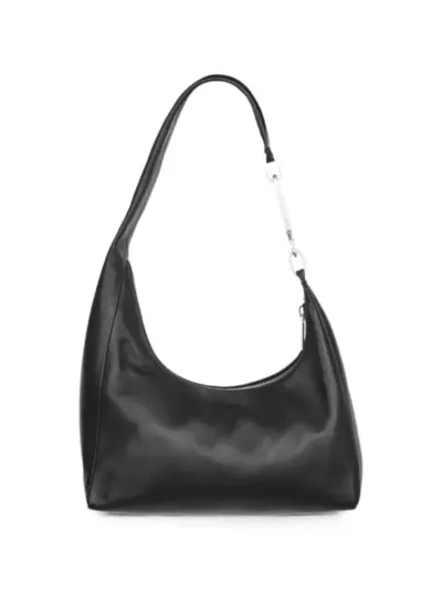 Rick Owens small Gemini leather tote bag - Black