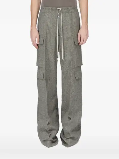Rick Owens wide-leg cargo pants - Grey