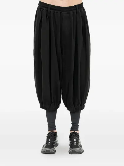 SONGZIO Bias Sarouel track pants - Black