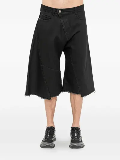 SONGZIO Biascast denim shorts - Black