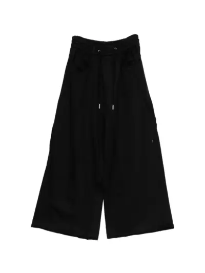 SONGZIO drawstring wide-leg track pants - Black