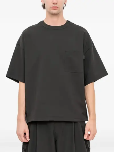 SONGZIO embroidered Polyptych T-shirt - Black