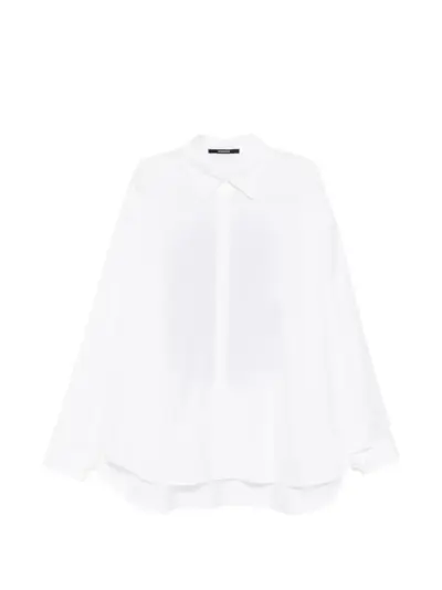 SONGZIO graphic-embroidered shirt - White