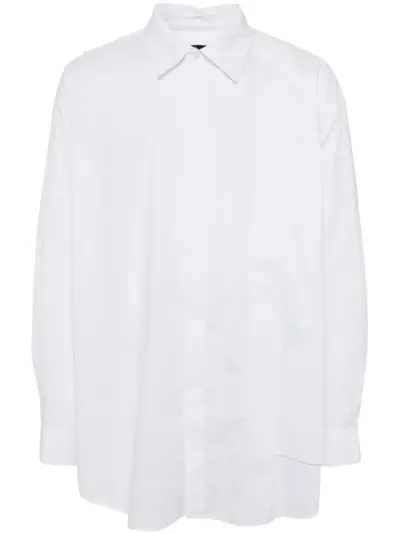 SONGZIO layered cotton shirt - White