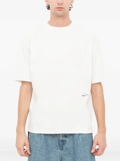 SONGZIO painted-patch T-shirt - White