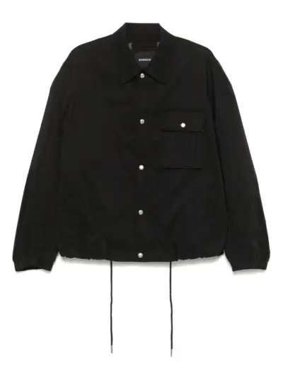 SONGZIO poplin shirt jacket - Black