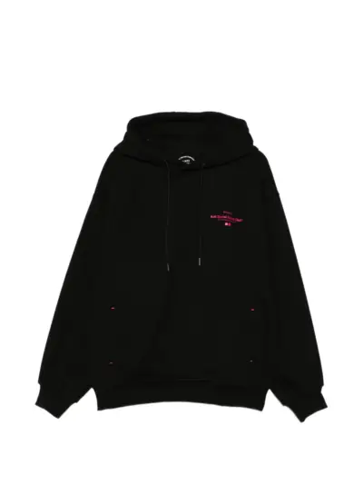 SONGZIO x ASSC logo-print hoodie - Black