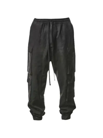 Thom Krom drawstring cargo pants - Black
