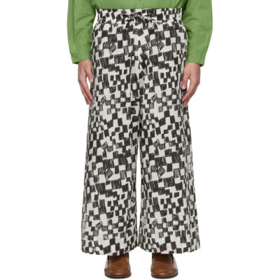 Toogood Black & White 'The Boxer' Trousers