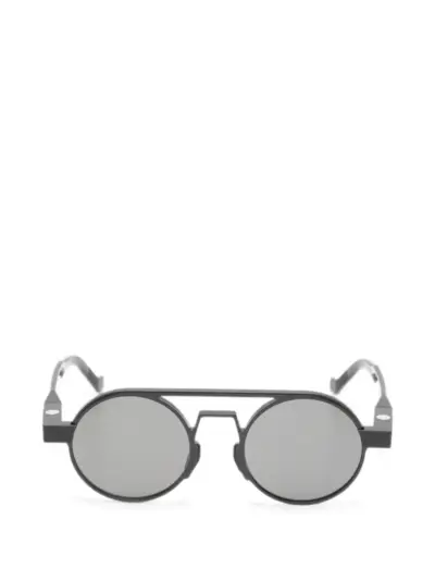 VAVA Eyewear round-frame double-bridge sunglasses - Black