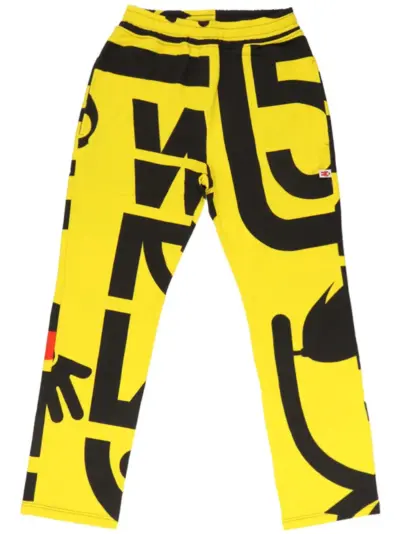 Walter Van Beirendonck Dawleetoo cotton track pants - Black