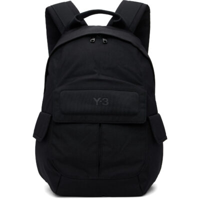 Y-3 Black Small Backpack
