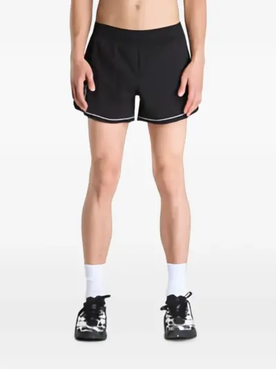 Y-3 Chito graphic-print side-slit shorts - Black