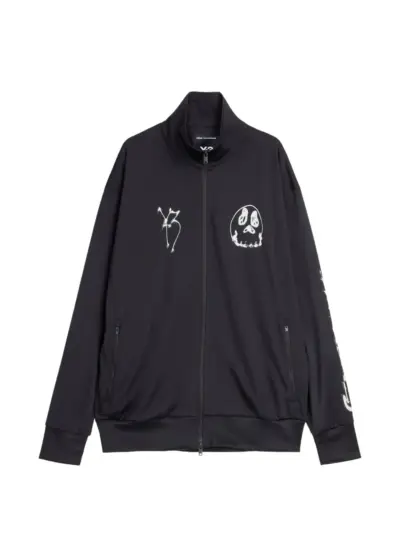 Y-3 Chito graphic track top - Black