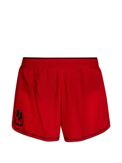 Y-3 GFX graphic-print shorts - Red