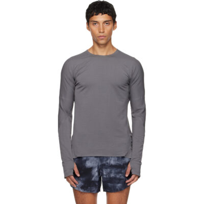 Y-3 Gray Running Long Sleeve T-shirt