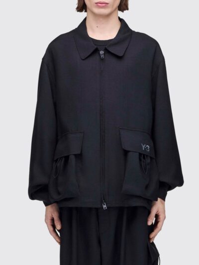 Y-3 Jacket Men color Black